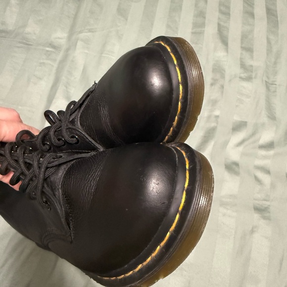 Dr. Martens Black Leather Boots - Picture 5 of 8